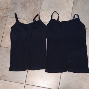 Black Women's Shapewear Tank Tops - Set of 2